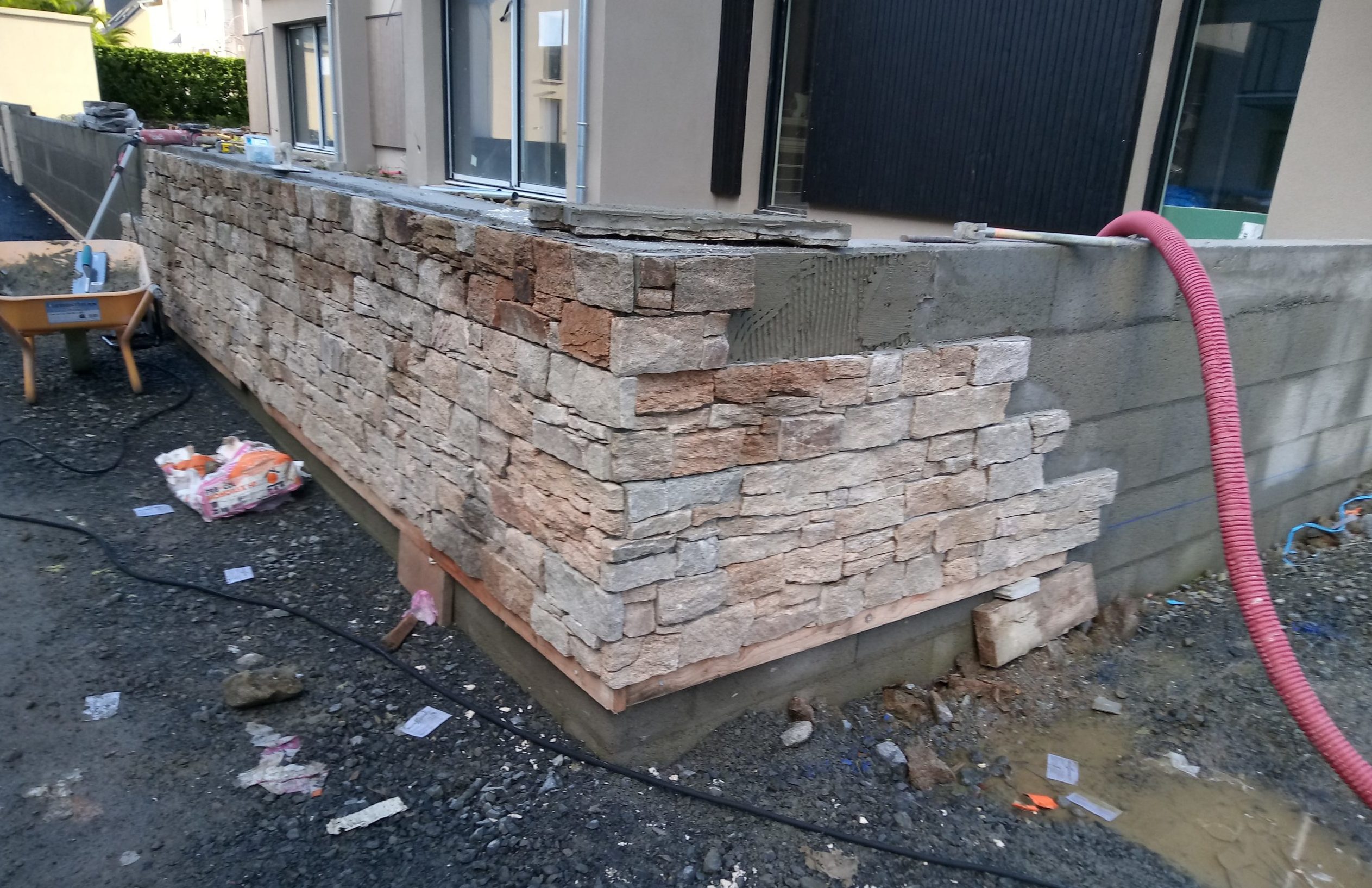 Maçonnerie, façade pierres