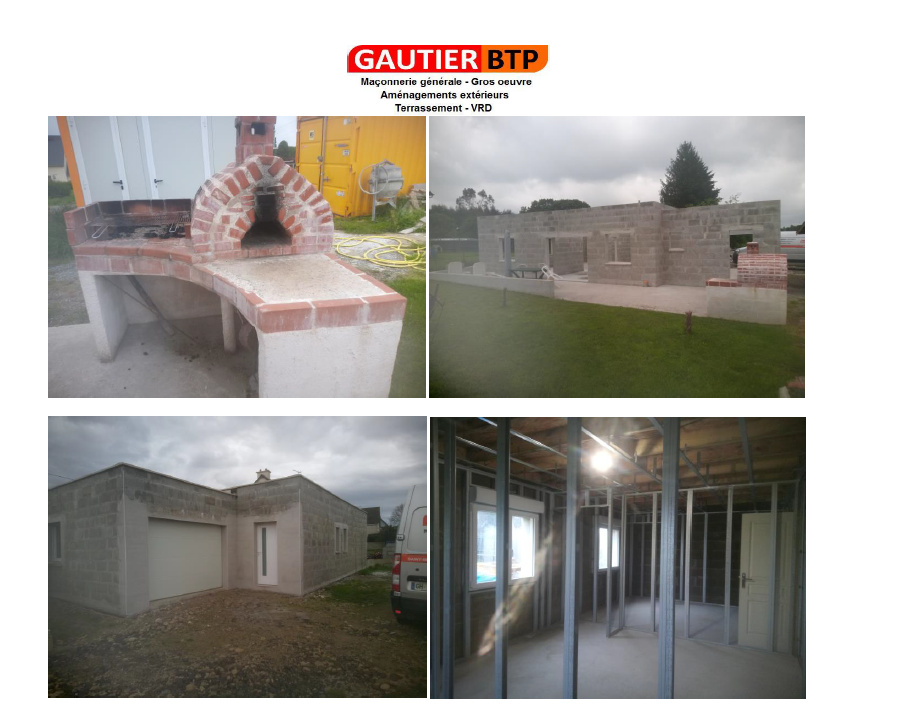 Maçonnerie générale, aménagements extérieurs,  rénovations